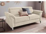 2,5-Sitzer SIT & MORE "Arngast", beige (creme), B:186cm H:84cm T:93cm, Sofas, inklusive Federkern und Kopfteilverstellung