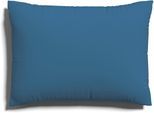 Kissenbezug SCHLAFGUT "EASY JERSEY Kissenhülle 100% Baumwolle, weicher Edel-Jersey, bügelfrei", blau (blau mid), B:40cm L:60cm, Jersey, Obermaterial: 100% Baumwolle, Kissenbezüge, Kissenbezug, mit farblich angepasstem Reißverschluss, pflegeleicht, formstabil