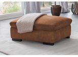 Stauraumhocker HOME AFFAIRE "Alberto", braun (cognac), B:101cm H:43cm T:68cm, 100% Polyester;Microfaser in Antiklederoptik (100% Polyester);Luxus-Microfaser Vintageoptik (100% Polyester);Luxus-Microfaser weich (90%Polyester 10%Polyamid), Hocker, gross, mit Stauraum