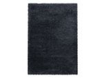Ayyildiz Hochflorteppich Fluffy 3500 Athrazit, Anthrazit, Textil, Uni, rechteckig, 140x200 cm, Oeko-Tex® Standard 100, für Fußbodenheizung geeignet, schmutzabweisend, Hausstauballergiker lichtunempfindlich, antistatisch, pflegeleicht, strapazierfähig, leicht zusammenrollbar, Teppiche & Böden, Teppiche, Hochflorteppiche & Shaggys