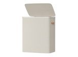 Boxxx Wäschekorb, Beige, Metall, Kunststoff, Textil, Holzwerkstoff, 190 L, rechteckig, 64x75x40 cm, Tragegriffe, Deckel, Innenfutter, zusammenfaltbar, Ordnen & Aufbewahren, Wäschekörbe & Tonnen