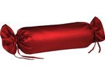Kissenbezüge FLEURESSE "Colours", rot (bordeaux), B:15cm L:40cm, Interlock-Jersey, Obermaterial: 100% Baumwolle, Kissenbezüge, edler, bügelfreier Interlock-Jersey aus 100% Baumwolle