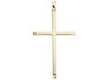 Kreuzanhänger JOBO "Anhänger Kreuz", gold (gelbgold 333), Schmuckanhänger, Damen, Gelbgold 333, 333 Gold