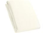 Spannbettlaken KUM "Mikrofaser-Fleece Spannbetttuch", beige (natur), L:200cm, Microfaser-Fleece, Obermaterial: 100% Polyester, Bettlaken, Spannbettlaken, bis ca. 25 cm Matratzenhöhe, weich & kuschelig