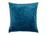Dekokissen PAD "Smooth", denim blau, unifarben, B:40cm H:2cm L:40cm, Polyester, Dekokissen_Sitzkissen_Kissenhüllen, Perfekte Farbabstimmung