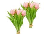 Kunsttulpe CREATIV GREEN "Tulpenbund", rosa, H:31cm, Kunststoff, Kunstpflanzen, in schöner Farbe