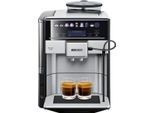 SIEMENS Kaffeevollautomat "EQ6 plus s700 TE657503DE, Doppeltassenfunktion, Keramikmahlwerk", schwarz (edelstahl, schwarz), B:28cm H:38,5cm T:46,5cm, Kaffeevollautomaten, viele Kaffeespezialitäten, automatische Dampfreinigung, edelstahl, Kaffeevollautomat