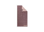 Handtuch JOOP "Handtuch J Joop Contour 1er Pack", rot (mauve), B:50cm, Obermaterial: 100% Baumwolle CO., Handtücher