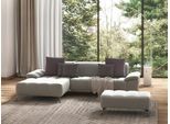 Ecksofa SIT & MORE "Cool L-Form", grau (hellgrau), B:290cm H:79cm T:185cm, Sofas, Ecksofa, wahlweise mit Kopfteilverstellung und Vorziehsitz, motorisch