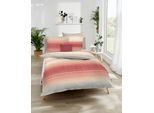Bettwäsche KAEPPEL "Charisma", rot, B/L: 135cm x 200cm, 1 Stk., 1 Stk., Mako-Satin, B/L: 80cm x 80cm, 2 Stk., Mako-Satin, Obermaterial: 100% Baumwolle, Bettwäsche, Bettwäsche