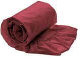 Spannbettlaken HECKETT & LANE "Yellow Spannbetttuch Percale", rot, B:90cm L:220cm, Perkal, Obermaterial: 100% Baumwolle, Bettlaken, Spannbettlaken, Spannbetttuch aus 100% Baumwolle, Hochwertige Perkal, Gummizug rundum