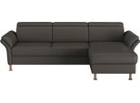 Ecksofa HOME AFFAIRE "Calypso L-Form", grau (anthrazit), B:260cm H:85cm T:172cm, 100% Polyester, Sofas, Ecksofa, mit motorischen Funktionen im Sofa und Recamiere