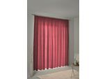 Vorhang WIRTH "Wiessee" Gr. 2, rosa, B:150cm H:145cm, Jacquard, Baumwolle, Leinen, Modal, Gardinen, Vorhang