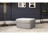 Polsterhocker SIT & MORE "Jazz", grau (elefant), B:84cm H:43cm T:70cm, 100% Polyester, Hocker, Polsterhocker