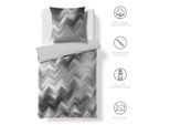 Wendebettwäsche FLEURESSE "Valencia", grau, B/L: 240cm x 220cm, 1 Stk., 2 Stk., Flanell, B/L: 80cm x 80cm & 80cm x 80cm, 3 Stk., Flanell, Obermaterial: 100% Baumwolle, Bettwäsche, Wendebettwäsche, kuschelweicher Flanell mit Samt-Finish