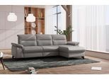 Ecksofa SIT & MORE "Astoria L-Form", grau, B:260cm H:91cm T:175cm, 100% Polyester, Sofas, Ecksofa, wahlweise mit motorischer Relaxfunktion