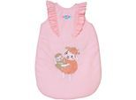 Puppen Schlafsack BABY BORN "Schlafsack Blumen", rosa, Puppenausstattungen, Kinder, Polyester, Puppen Schlafsack
