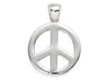 Kettenanhänger JOBO "Anhänger Peace", silber (silber 925), Schmuckanhänger, Damen, Silber 925 (Sterlingsilber), Kettenanhänger, 925 Silber