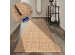 Teppich VILLEROY & BOCH "Rosalie Juteteppich", beige (naturgold), B:80cm H:10mm L:300cm, Jute, Teppiche, Teppich, Läufer, 100% Jute, Natur, Wohnzimmer, Esszimmer, Schlafzimmer, GRS