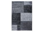 Ayyildiz , Schwarz , Textil , Abstraktes , rechteckig , 240x340 cm , Oeko-Tex® Standard 100 , pflegeleicht ,