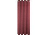 Vorhang WIRTH "Wiessee" Gr. 4, rosa, B:150cm H:245cm, Jacquard, Baumwolle, Leinen, Modal, Gardinen, Vorhang