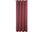 Vorhang WIRTH "Wiessee" Gr. 2, rosa, B:150cm H:175cm, Jacquard, Baumwolle, Leinen, Modal, Gardinen, Vorhang
