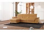 Ecksofa SIT & MORE "Astoria L-Form", gelb (dijon), B:260cm H:91cm T:175cm, 100% Polyester, Sofas, Ecksofa, wahlweise mit motorischer Relaxfunktion