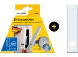 Einlass-Gurtwickler SCHELLENBERG "Unterputz, inkl. Abdeckplatte weiß", weiß, 1 Stk., Gurtwickler, 13,5 cm Lochabstand für das Rollladensystem Maxi