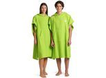 Badeponcho ARENA "arena Unisex Baumwoll Poncho Bademantel" Gr. L, grün (artic lime, weiß), L/XL, Baumwolle, Hausmäntel, Duschen, Strand, Sport, Schwimmbad, Sauna, Baumwolle, Unisex, bequem
