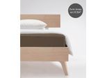 Spannbettlaken FLEURESSE "Comfort", braun (espresso), B:180cm, Jersey-Elasthan, Obermaterial: 96% Baumwolle, 4% Elasthan (LYCRA), Bettlaken, Spannbettlaken, langlebig & bügelfrei,Perfekte Passform durch POWER-STRETCH