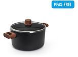 Kochtopf WOLL "Eco Logic QXR Gusstopf", schwarz, H:14cm Ø:24cm, Töpfe, Kochtopf, PFAS-freie Diamond-QXR - Beschichtung