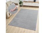 Teppich OTTO HOME "Lilari Shaggy Premium, weich, modern" Gr. 1, grau (hellgrau), B:60cm H:30mm L:90cm, Polyester, Teppiche, Teppich, Uni-Farben, kuschelig, & weich, Wohnzimmer, Schlafzimmer, Esszimmer