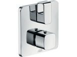 hansgrohe Thermostat Fertigset Axor Urquiola Unterputz, mit Absperrventil, chrom
