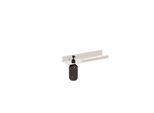 Laufen ASSIST Ablage H385AS12680021 400x100 mm, 1 Seifenspender links, weiß matt