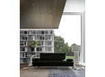 3-Sitzer CALIA ITALIA "Toby Wing, 208 cm breit, Designsofa, hochwertige Verarbeitungsdetails", schwarz (nero antares), B:208cm H:90cm T:113cm, Leder ANTARES (100% Leder), Sofas, 3-Sitzer, inkl. Sitztiefenverstellung und Armteilfunktion, Füße in Schwarz matt
