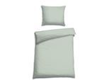 Bettwäsche FLORELLA "UNI schilf DECADE Edel-Satin, 100% Baumwolle", grün (schilf), B/L: 140cm x 200cm, 1 Stk., 1 Stk., Satin, B/L: 70cm x 90cm, Satin, Obermaterial: 100% Baumwolle CO., Bettwäsche, Bettwäsche