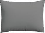 Kissenbezug SCHLAFGUT "Premium Kissenbezug Woven Satin (1 St)", grau (grau mid), B:70cm L:90cm, Mako-Satin, Obermaterial: 100% Baumwolle, Kissenbezüge, Kissenbezug, Ton-in-Ton Reißverschluss, Fadendichte von 300tc, Uni, OEKO Tex