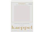 Spannbettlaken KAEPPEL "Single Jersey Mako Elasthan", silber (silberfarben), L:200cm, Jersey-Elasthan, Obermaterial: 97% Baumwolle, 3% Elasthan, Bettlaken, Spannbettlaken, aus 97% Baumwolle und 3% Elasthan