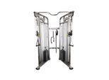 Trainingsstation U.N.O. FITNESS "CS 1000 Eckstation", silber, KraftstationenB:168cm H:217cm L:111,5cm, Trainingsstation, Beidseitig auf 19 Stufen in der Höhe einstellbar, B:168cm H:217cm L:111,5cm