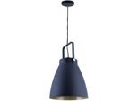 PACO HOME Pendelleuchte "BOONE PD", schwarz, 1, Ø 39cm H: 58cm, Leuchten, Stehleuchte Modern Wohnzimmer Industrial Scheinwerfer Design E27, Pendelleuchte