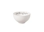 Schale VILLEROY & BOCH "Bol Good Morning Statement ø 13,8 cm weiß", weiß, Schüsseln, Schale