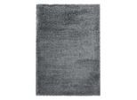 Ayyildiz Hochflorteppich Fluffy 3500 Lightgrey, Hellgrau, Textil, Uni, rechteckig, 160x230 cm, Oeko-Tex® Standard 100, für Fußbodenheizung geeignet, schmutzabweisend, Hausstauballergiker lichtunempfindlich, antistatisch, pflegeleicht, strapazierfähig, leicht zusammenrollbar, Teppiche & Böden, Teppiche, Hochflorteppiche & Shaggys