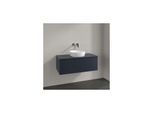 Villeroy und Boch Antao Waschtisch-Unterschrank K31050HG 100x36x50cm, Hahnloch, Waschbeckenplattenfarbe Lack, midnight blue matt lacquer