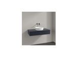 Villeroy und Boch Antao Waschtisch-Unterschrank K09050HG 100x19x50cm, Hahnloch, Waschbeckenplattenfarbe Lack, midnight blue matt lacquer