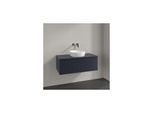 Villeroy und Boch Antao Waschtisch-Unterschrank K31150HG 100x36x50cm, Hahnloch, Waschbeckenplattenfarbe Lack, midnight blue matt lacquer