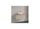 Villeroy und Boch Antao Waschtisch-Unterschrank K30111HJ 80x36x50cm, Waschbeckenplattenfarbe honey oak, silk grey matt lacquer
