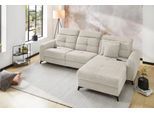 Ecksofa JOCKENHÖFER GRUPPE "Chillout L-Form, B: 288 cm, elektr. Relaxfunktion im Sitz und Ottomane", beige 432, 07, B:288cm T:110cm, Korpus: 100% Polyester;Kissen: 100% Polyester, Sofas, Ecksofa, 140kg Belastbarkeit je Sitz, Kopfteilverstellung & Zierkissen