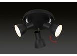 BRILONER LEUCHTEN LED Deckenspot "CUP", schwarz (weiß, neutral), Leuchten, LED Deckenspot