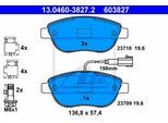 ATE Bremsensatz, Scheibenbremse sg00000dho Hinterachse voll 240mm 22mm für Peugeot Citroën Ford Opel Vaughall Fiat