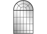 Landscape Wandspiegel, Schwarz, Metall, Glas, Holzwerkstoff, 100x169x2.5 cm, Reach, Bsci, Spiegel, Wandspiegel